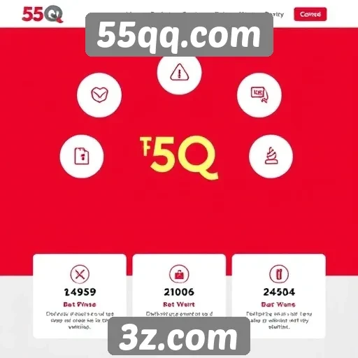 Características do design e usabilidade do 55qq.com