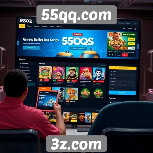 Análise da interface de usuário do 55qq.com